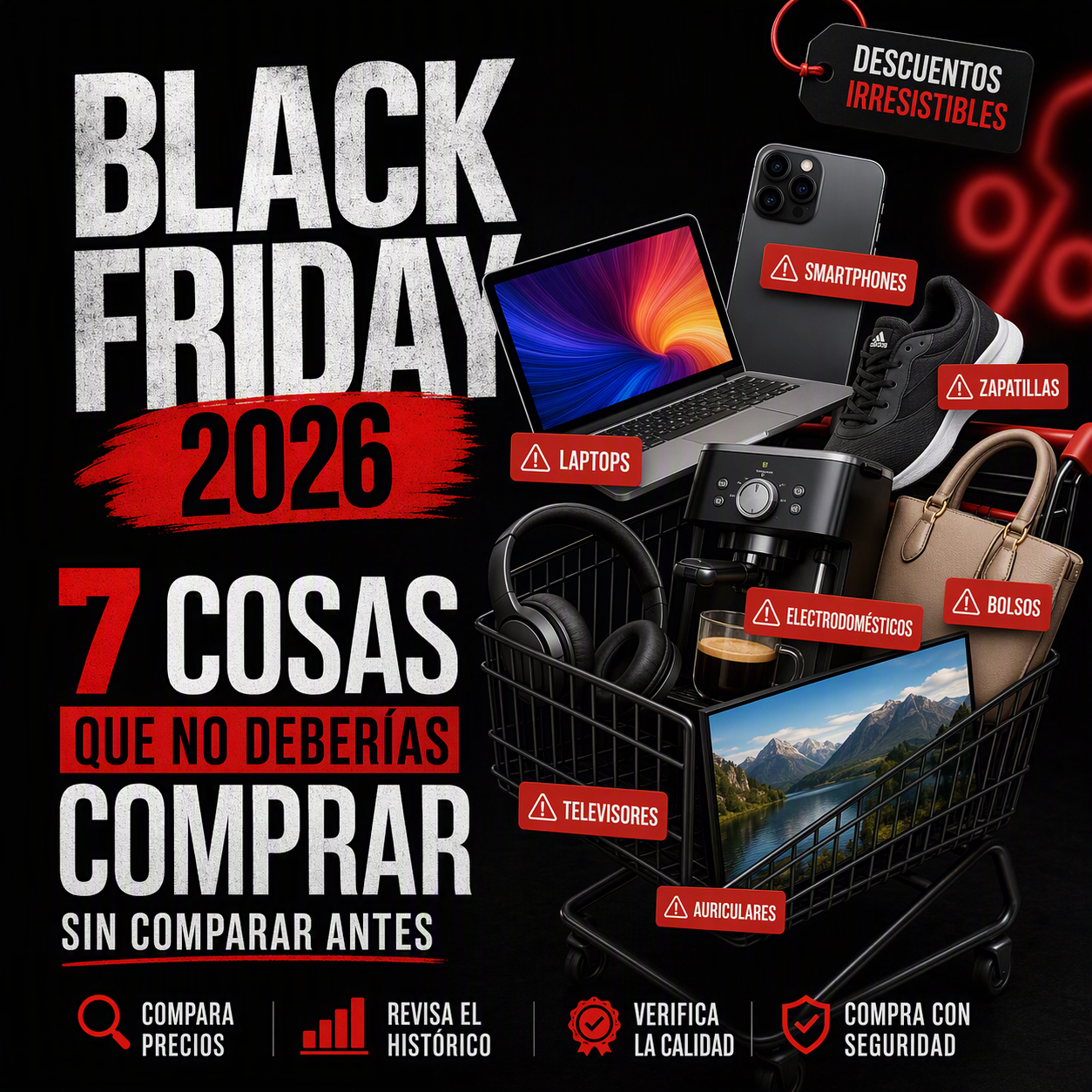 Qué comparar antes de comprar en Black Friday 2026